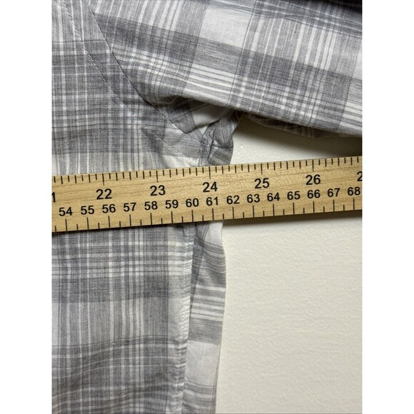 J.Crew Men’s Shirt XL Gray Button Down Long Sleeve Check Casual - Picture 5 of 7